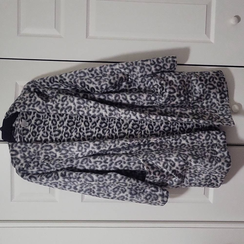 A New Day leopard print open front jacket